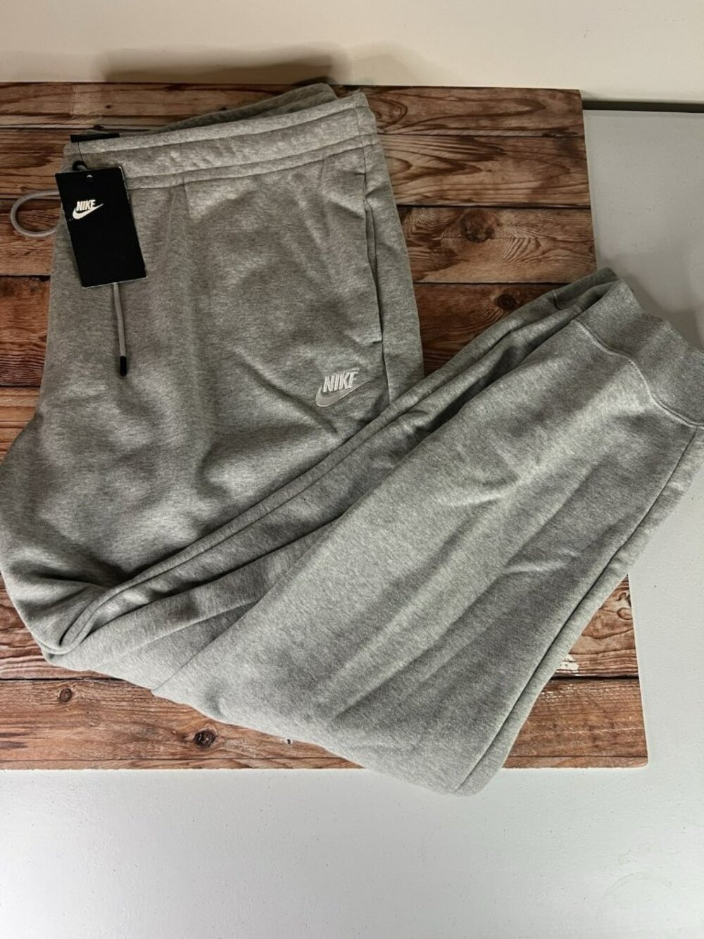 Nike Women's NSW Essentials Fleece Pants BV4095-063 Dark Grey 2XL NWT
